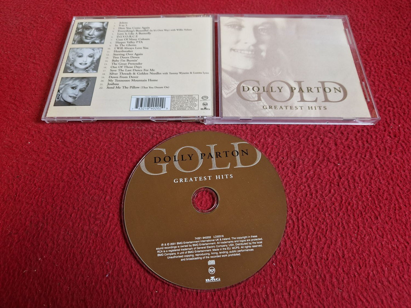 DOLLY PARTON GOLD GREATEST HITS CD