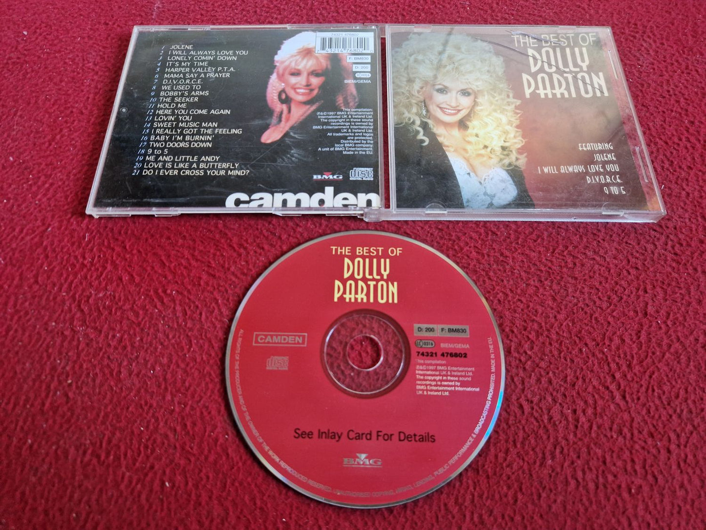DOLLY PARTON THE BEST OF CD