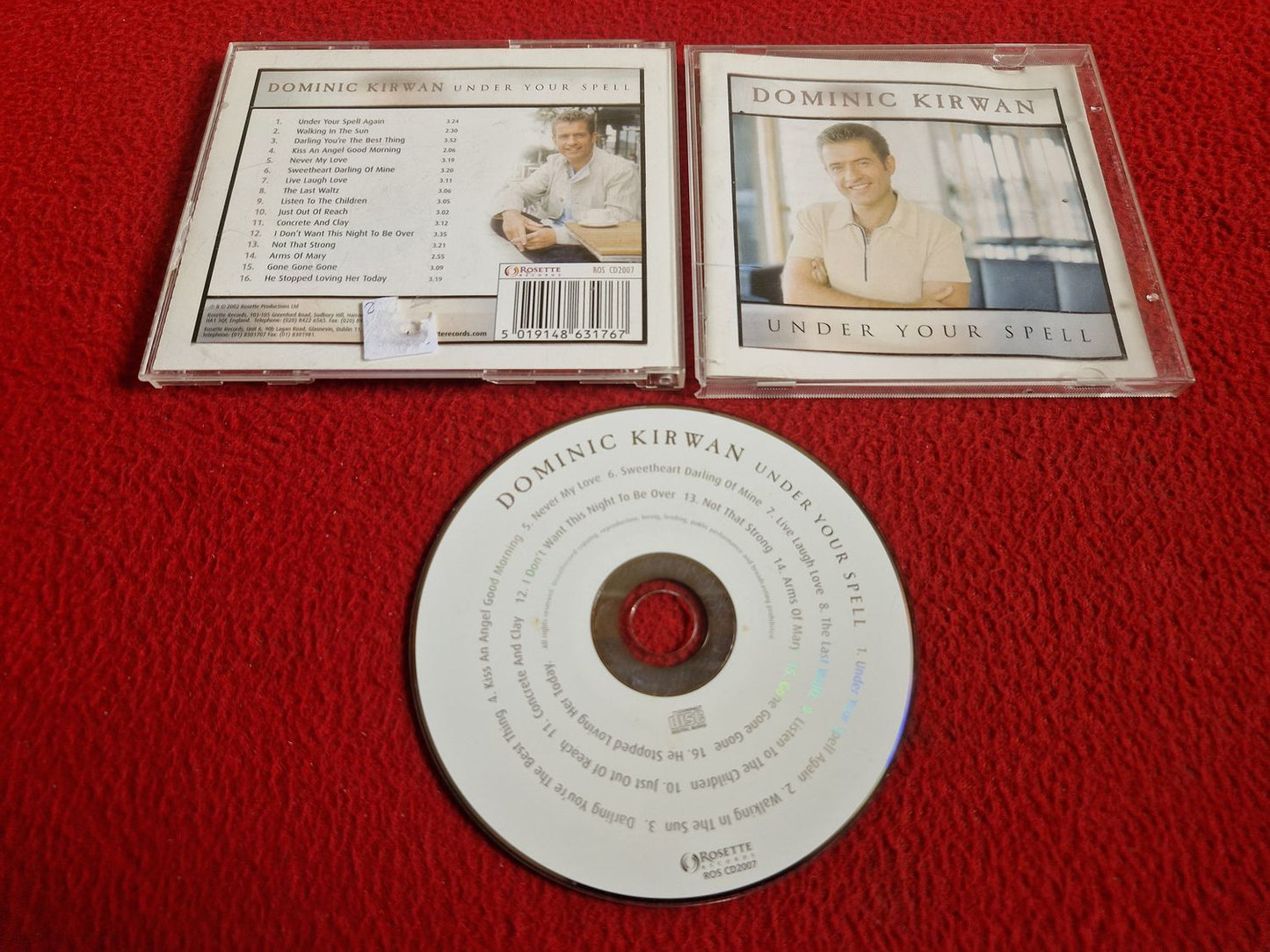 DOMINIC KIRWAN UNDER YOUR SPELL CD