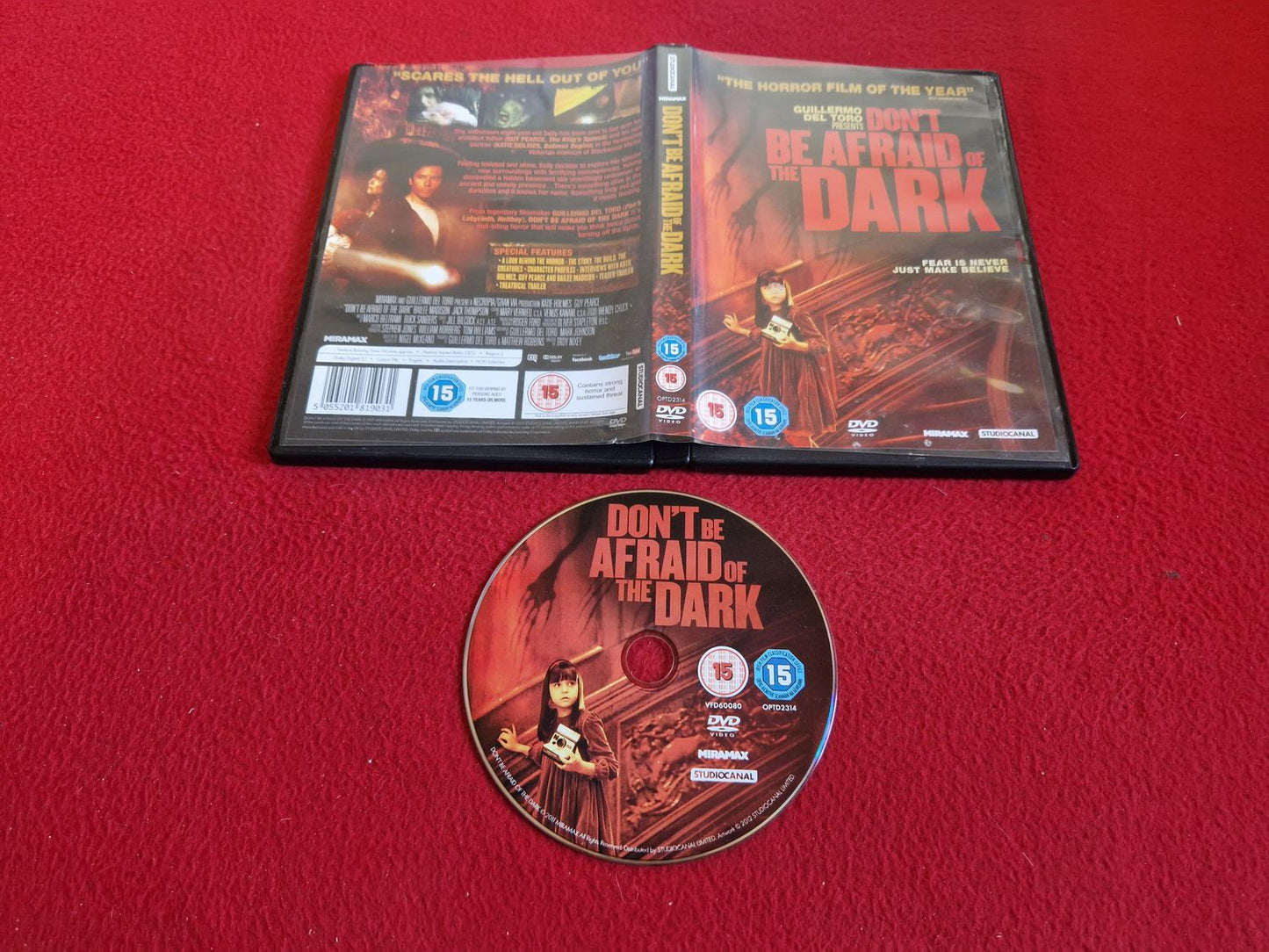 DON'T BE AFRAID OF THE DARK DVD