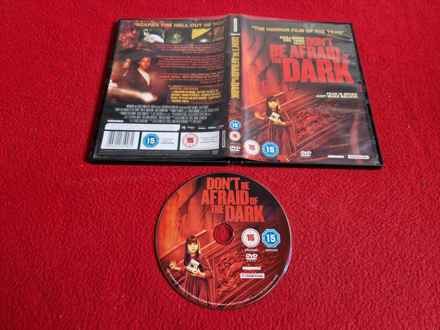 DON'T BE AFRAID OF THE DARK DVD