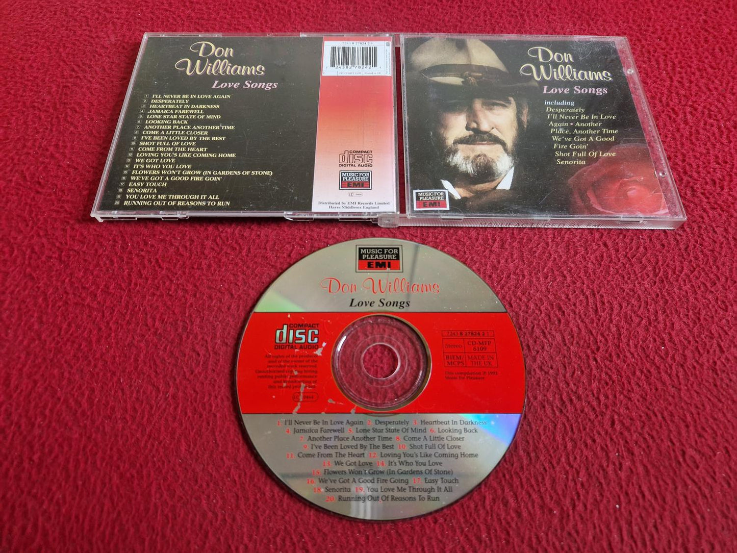 DON WILLIAMS LOVE SONGS CD