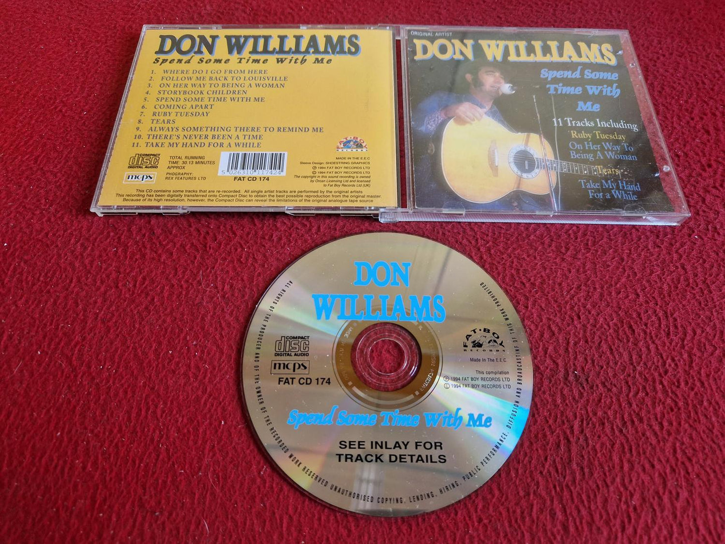 DON WILLIAMS SPEND SOME TIME WITH ME CD