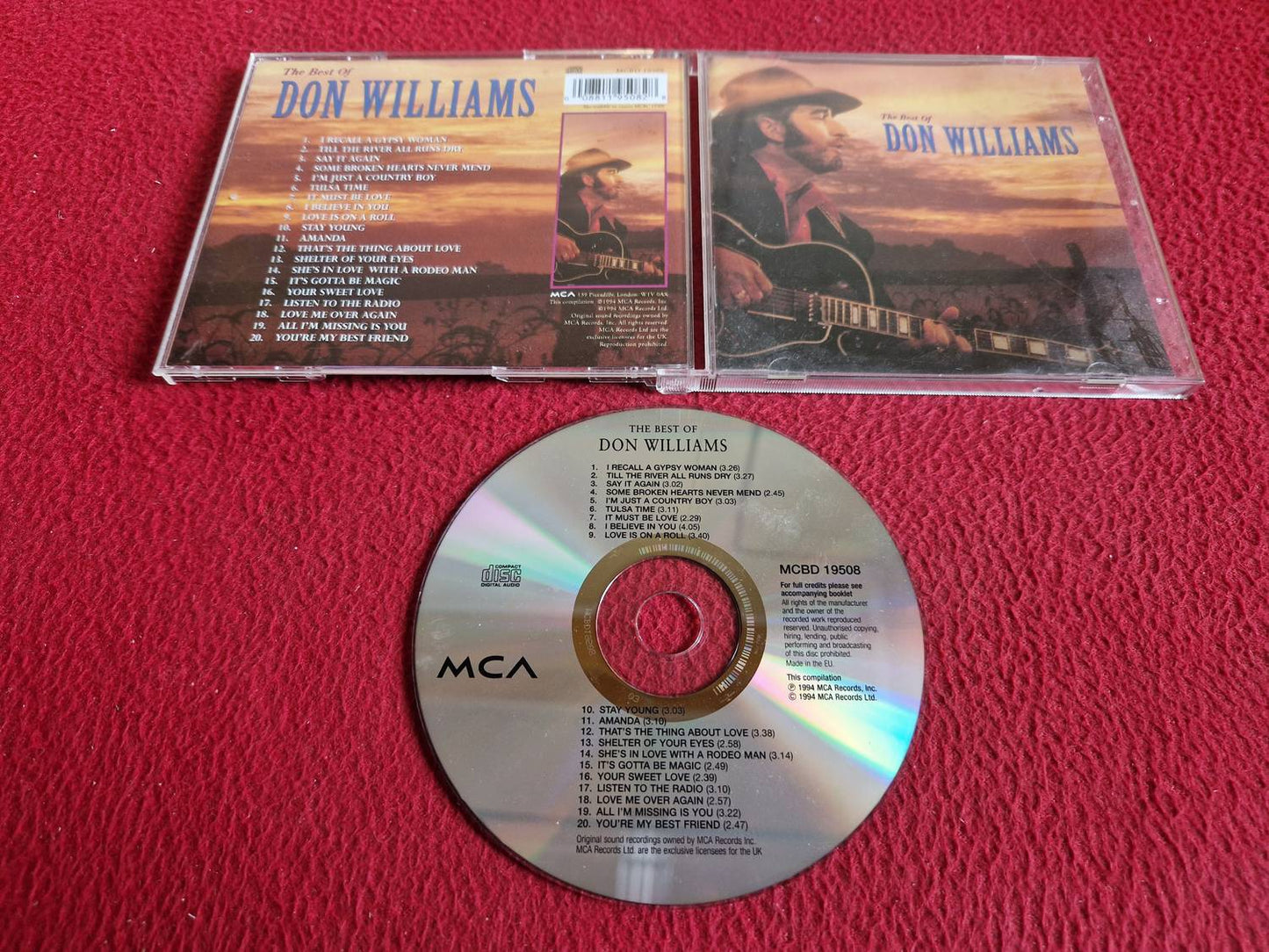 DON WILLIAMS THE BEST OF CD