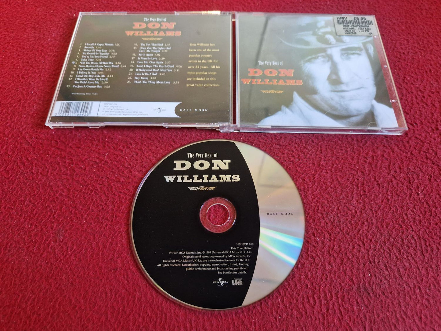 DON WILLIAMS THE VERY BEST OF CD