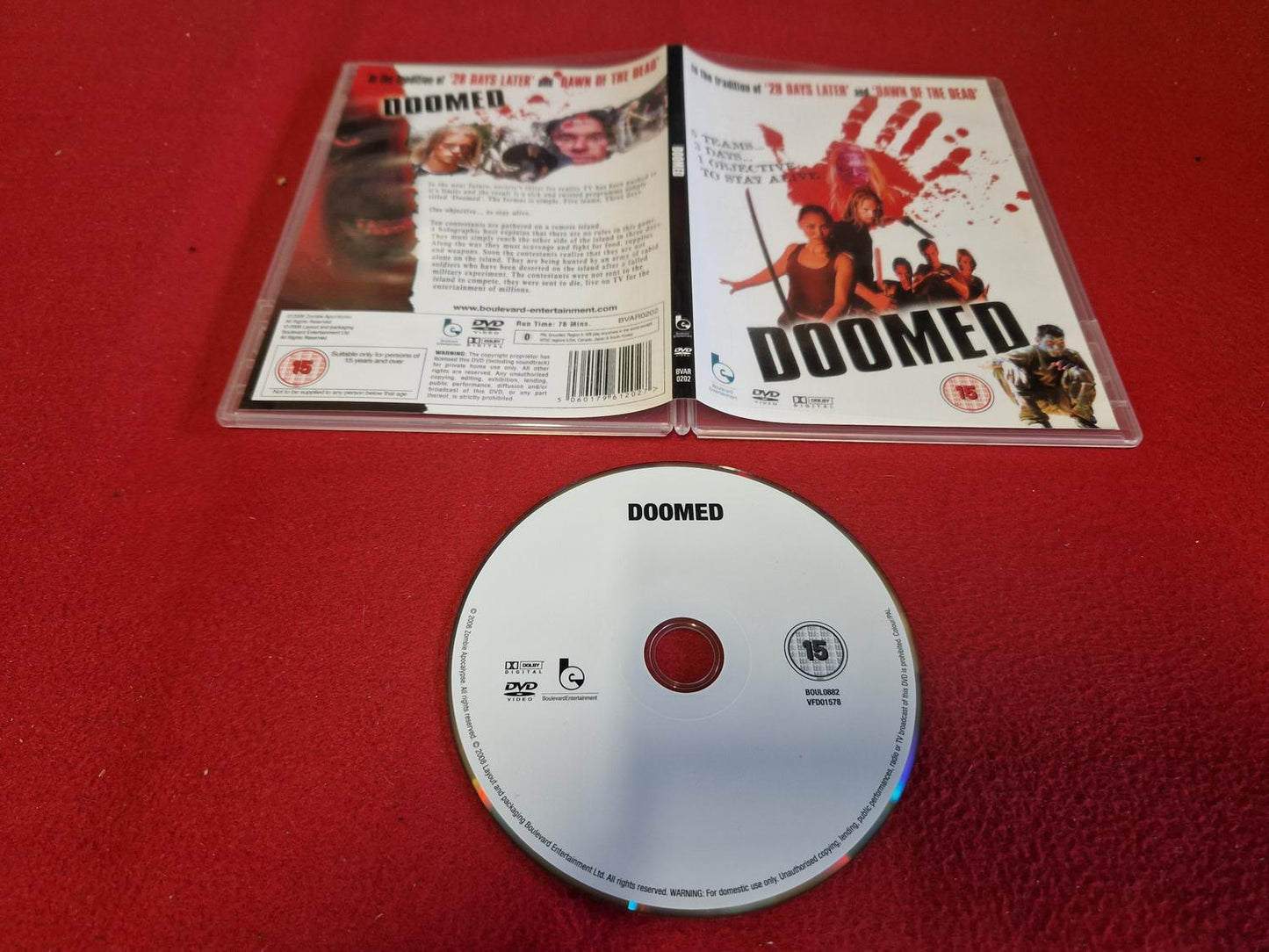 DOOMED till DVD