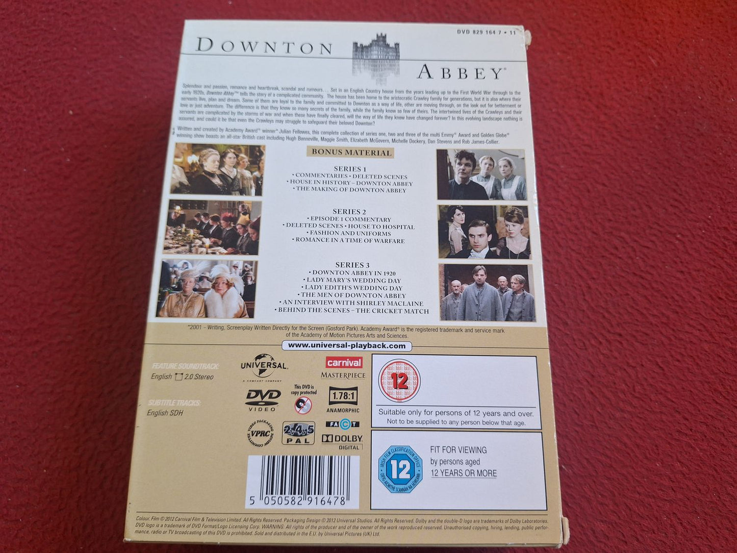 DOWNTON ABBEY SERIES 1 - 3 BOX DVD