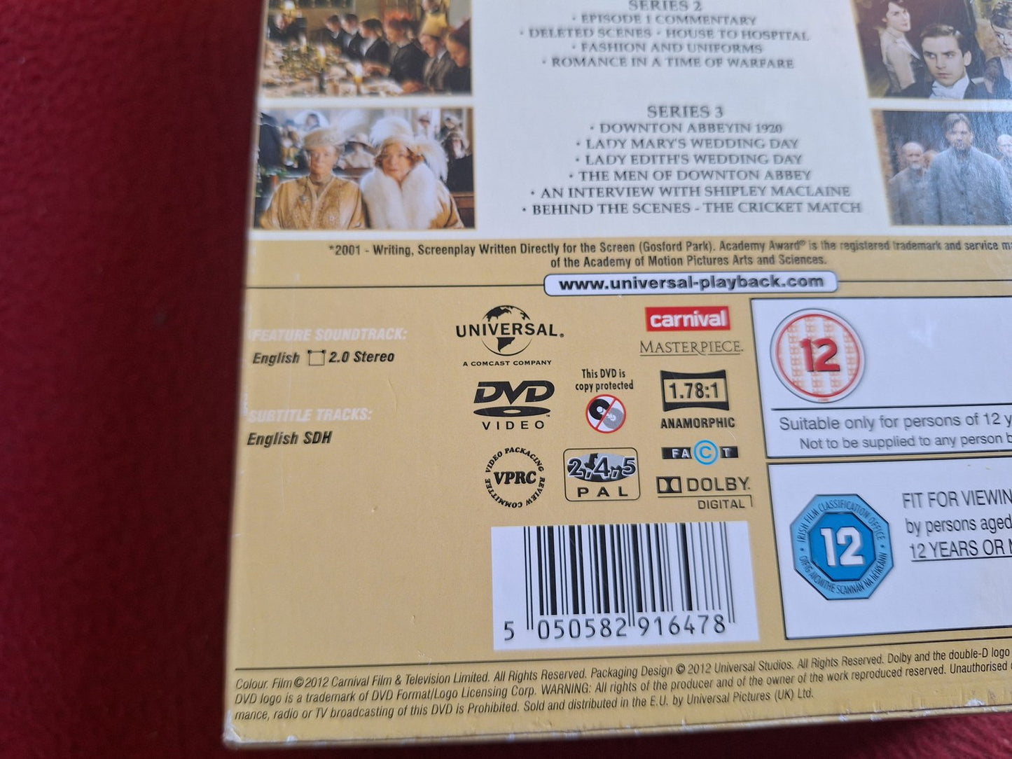 DOWNTON ABBEY SERIES 1 - 3 DVD