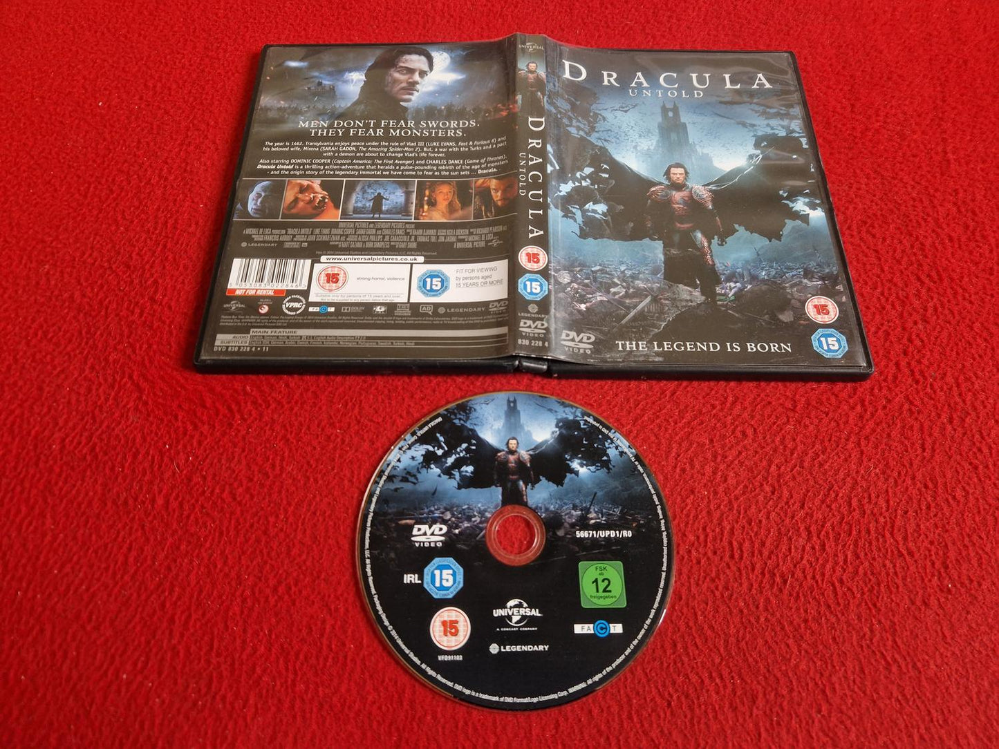 DRACULA UNTOLD DVD