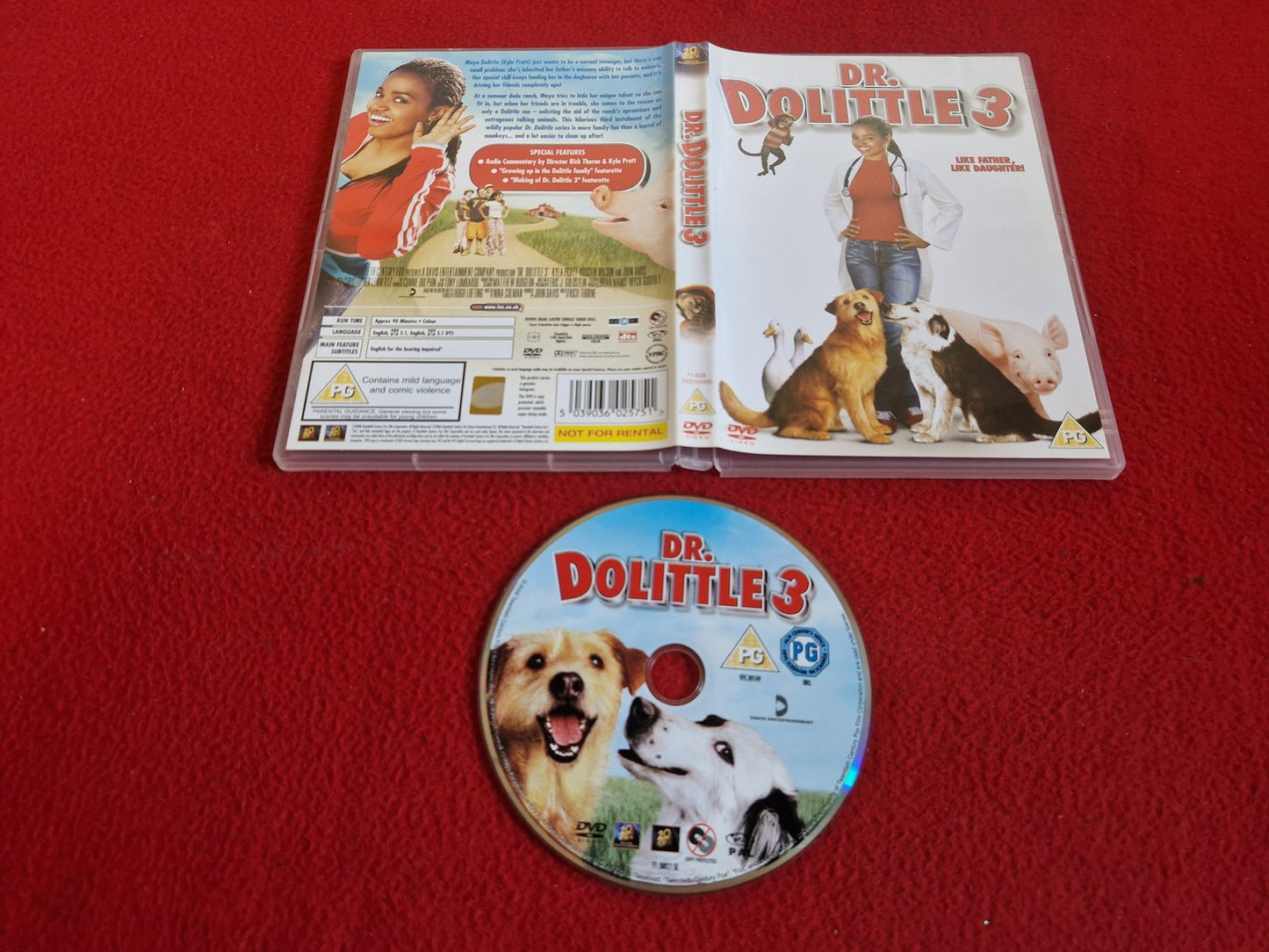 DR. DOLITTLE 3 DVD