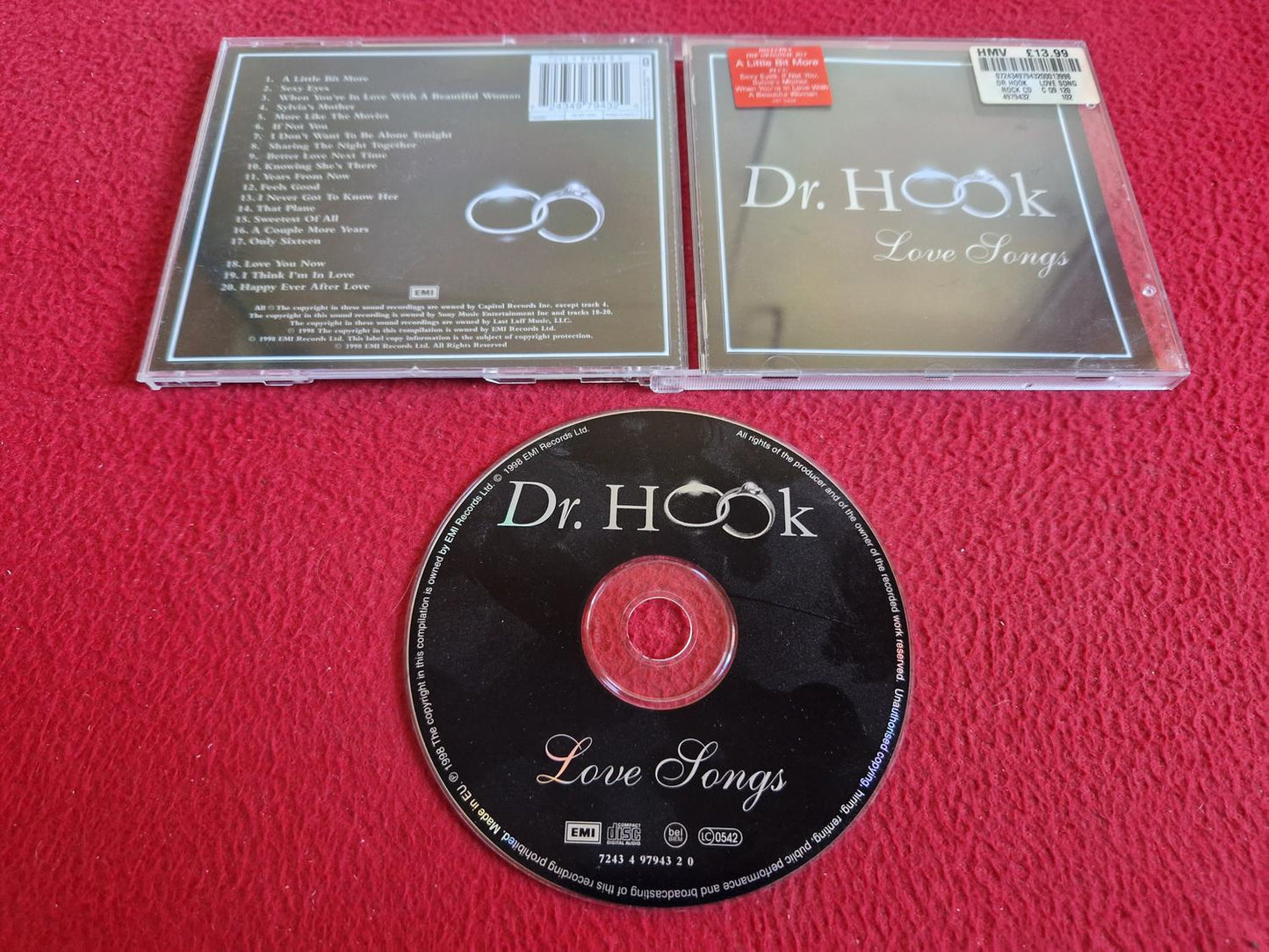 DR. HOOK LOVE SONGS CD