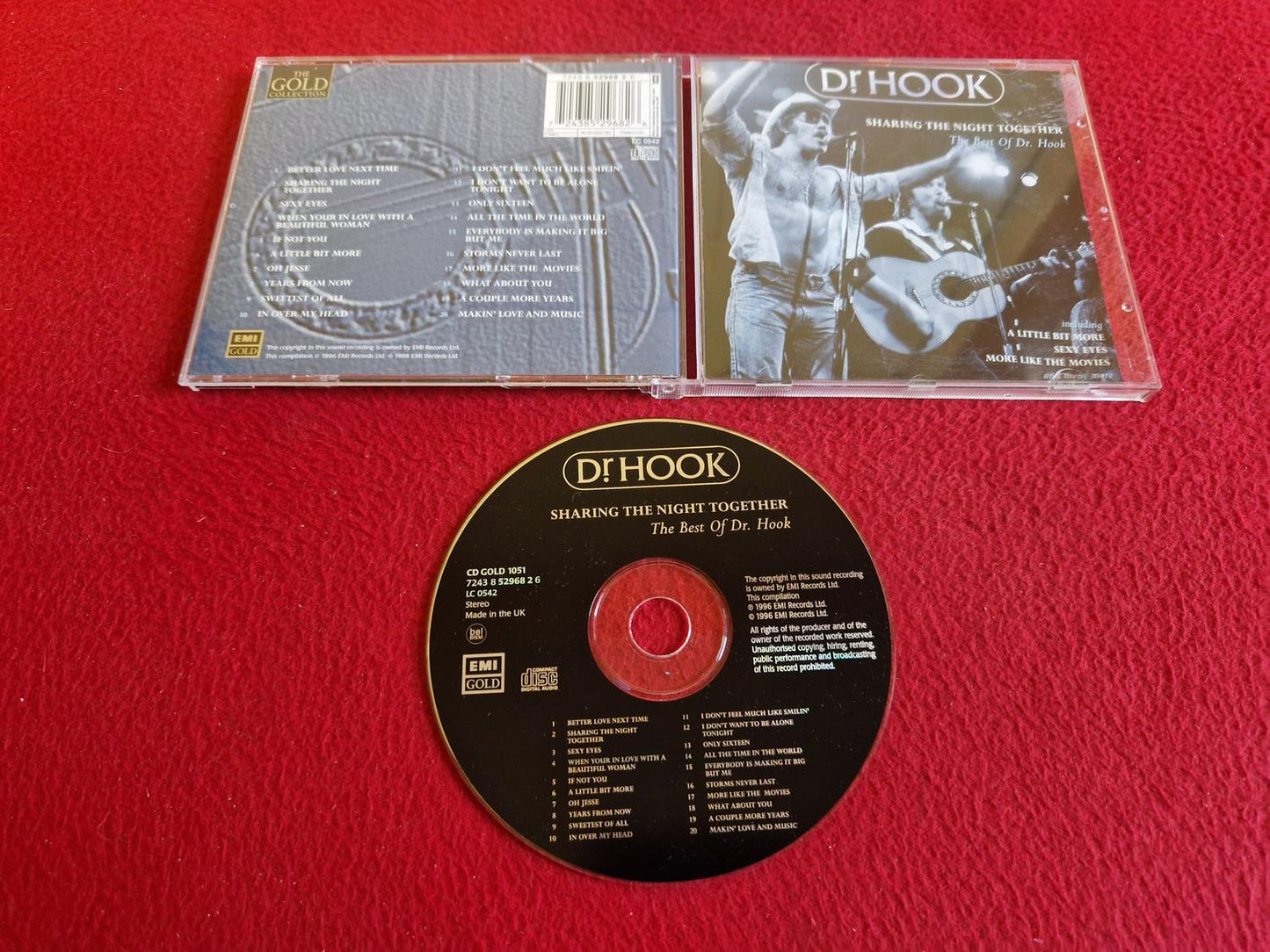 DR. HOOK & THE MEDICINE SHOW SHARING THE NIGHT TOGETHER: THE BEST OF DR. HOOK CD