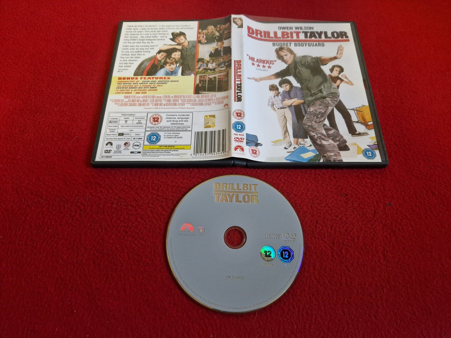 DRILLBIT TAYLOR DVD