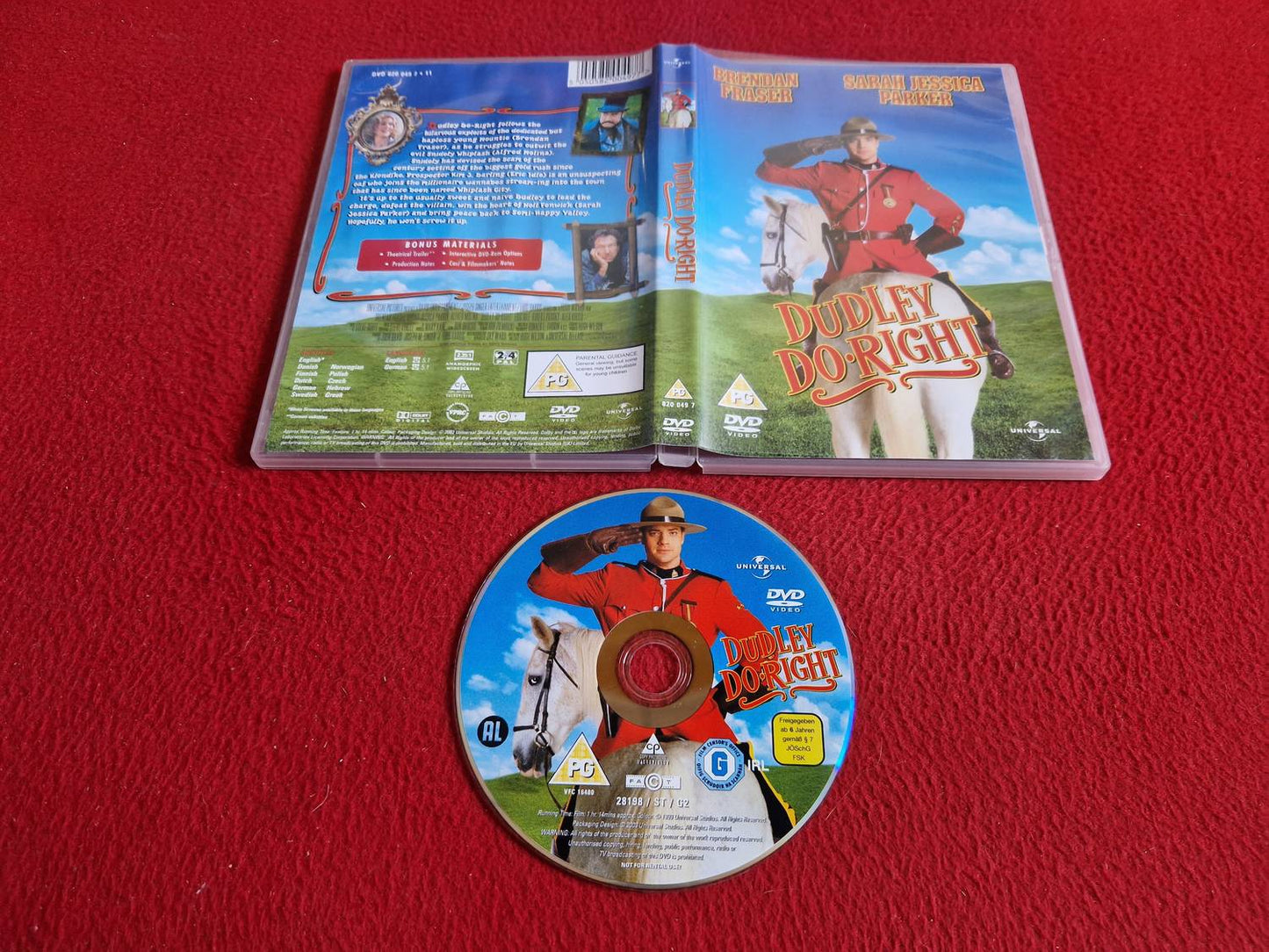 DUDLEY DO-RIGHT DVD