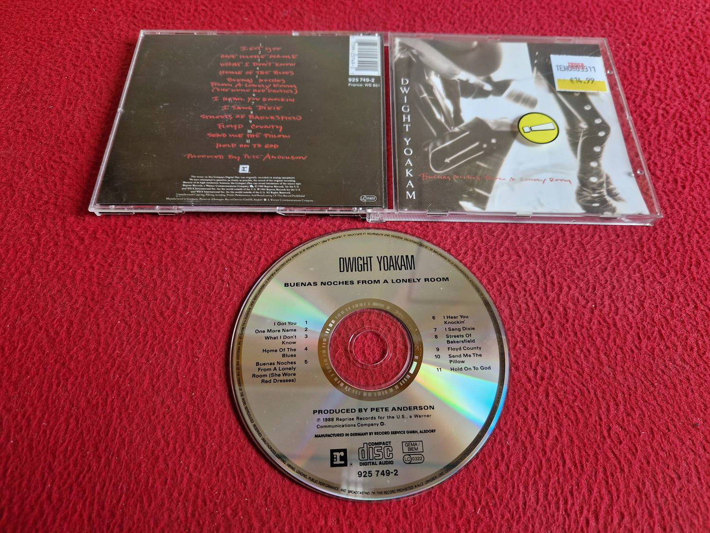 DWIGHT YOAKAM BUENAS NOCHES FROM A LONELY ROOM CD