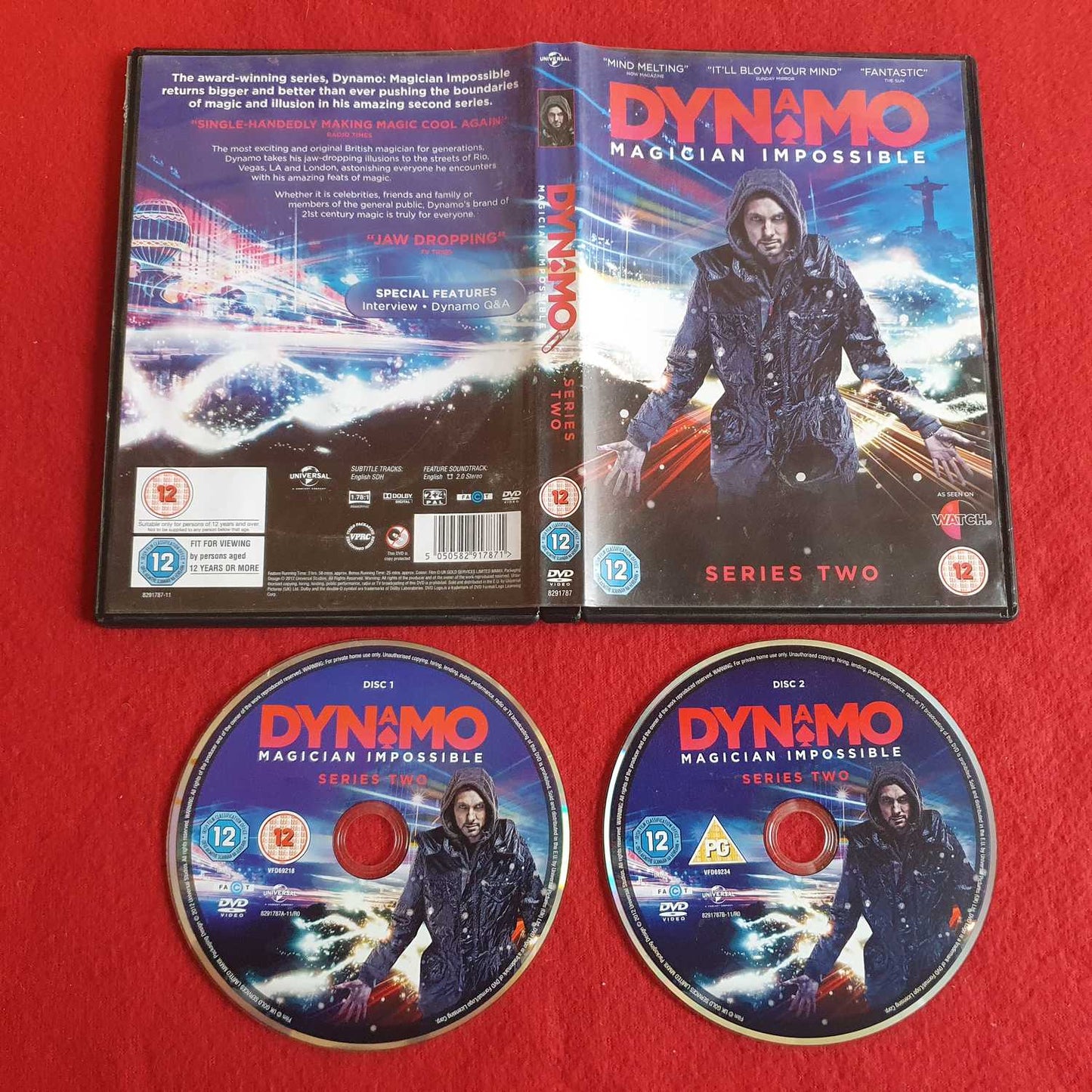 DYNAMO MAGICIAN IMPOSSIBLE SERIES 2 till DVD