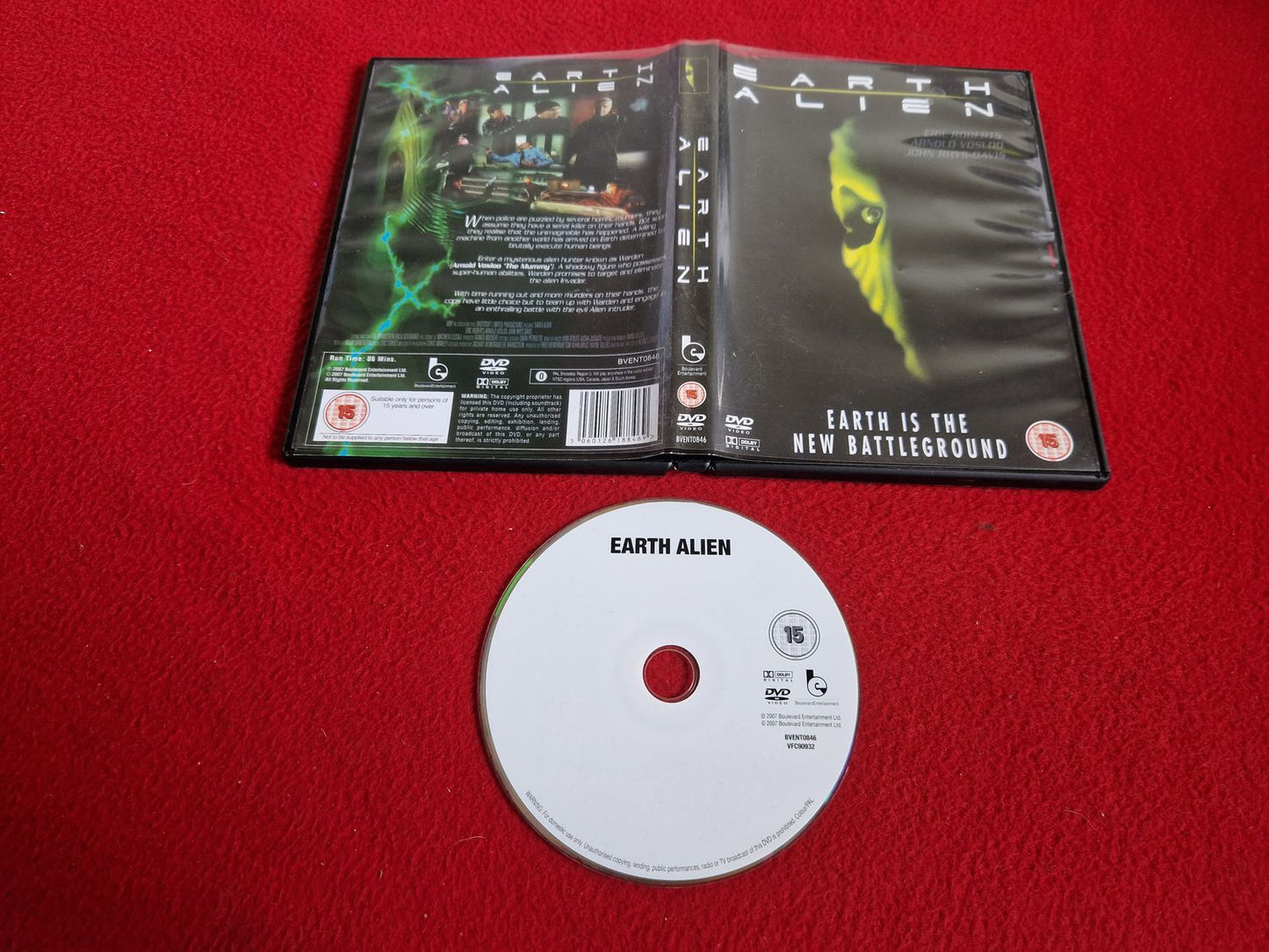 EARTH ALIEN DVD