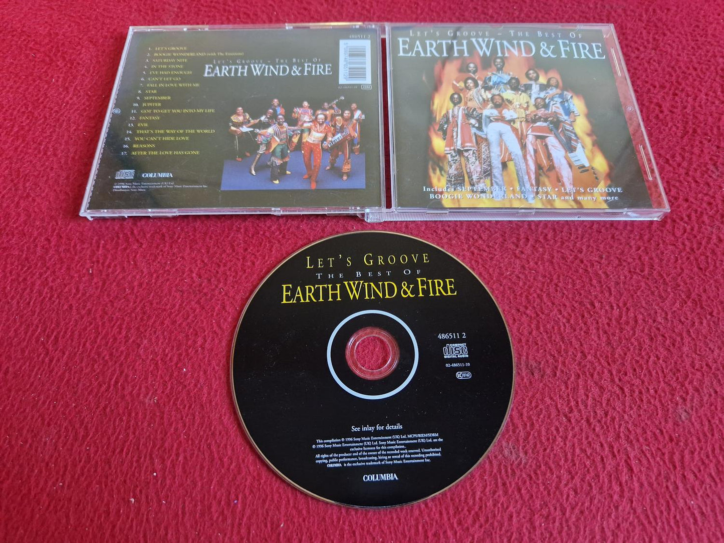 EARTH WIND & FIRE LET'S GROOVE THE BEST OF CD