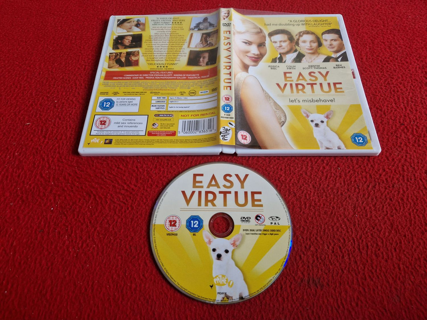 EASY VIRTUE DVD