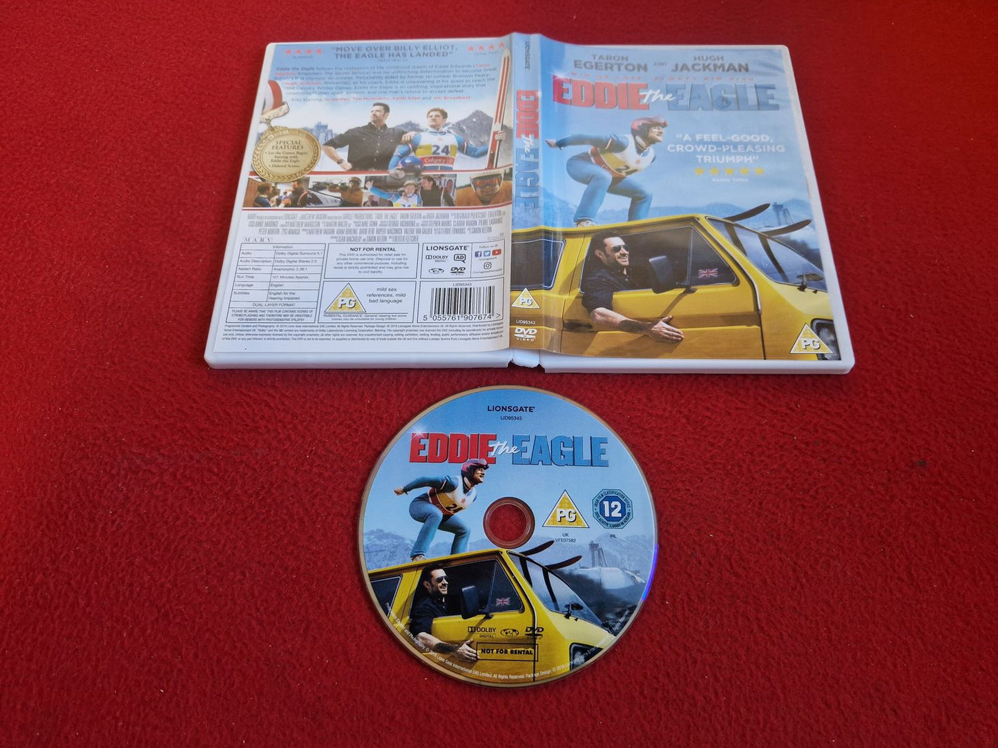 EDDIE THE EAGLE DVD