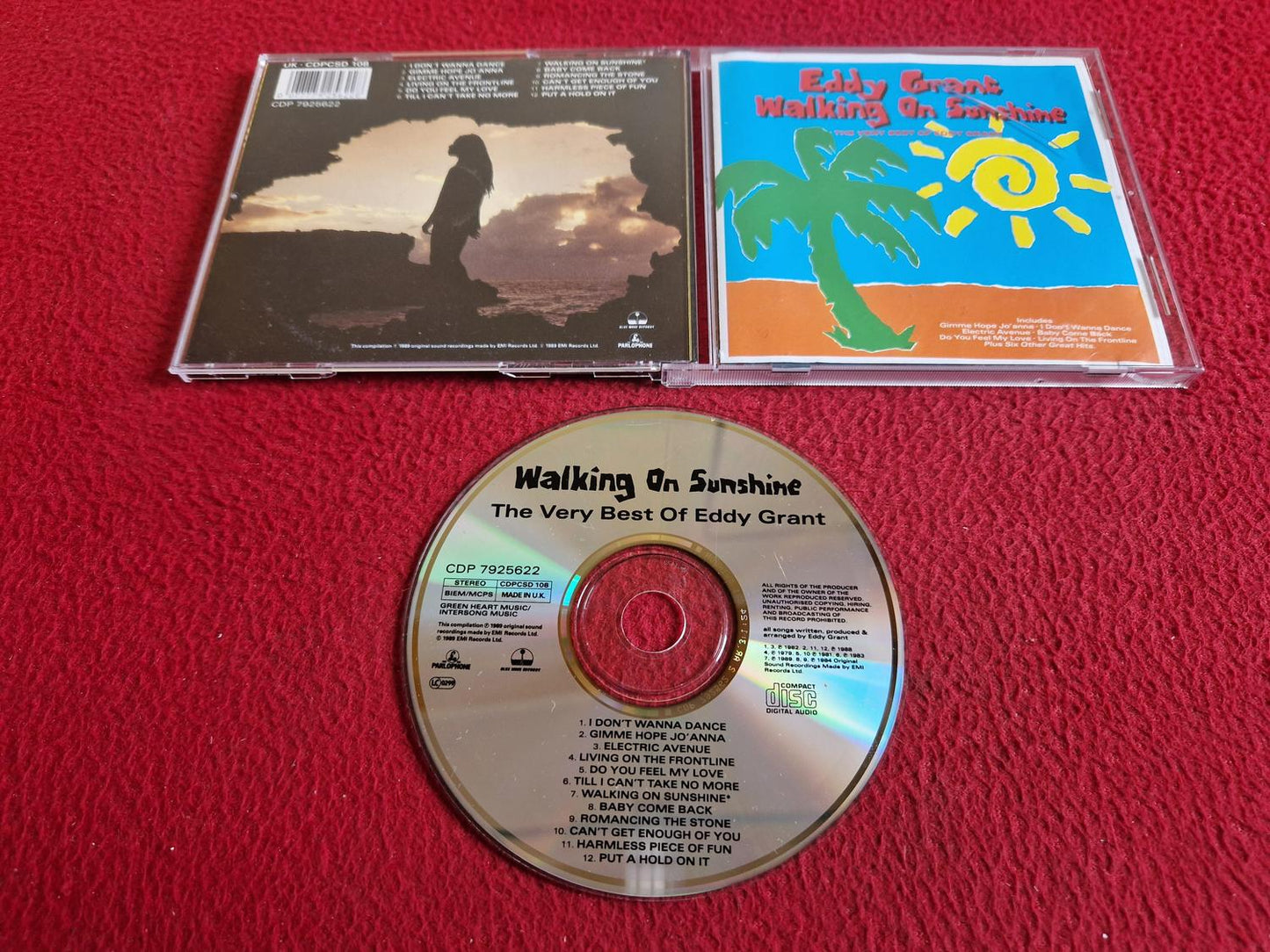 EDDY GRANT WALKING ON SUNSHINE THE VERY BEST OF CD