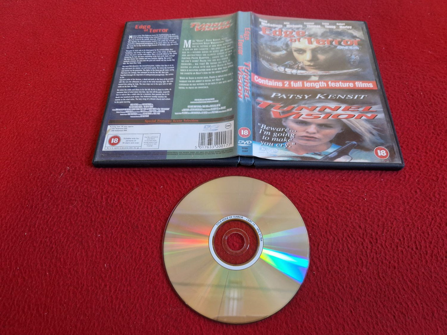 EDGE OF TERROR / TUNNEL VISION DVD
