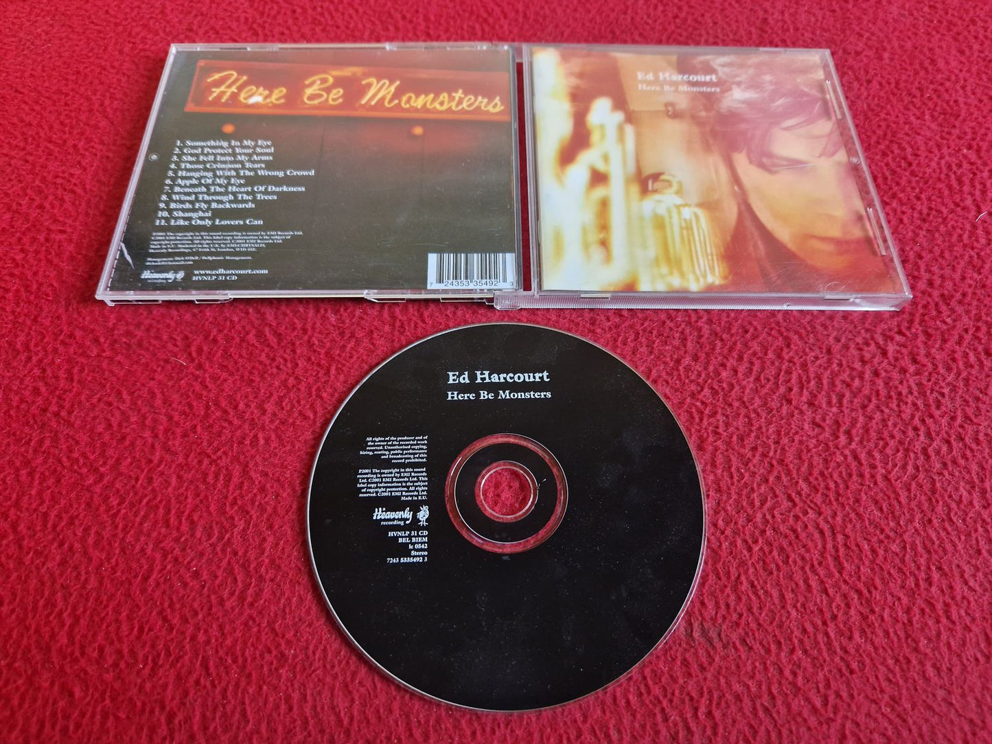 ED HARCOURT HERE BE MONSTERS CD