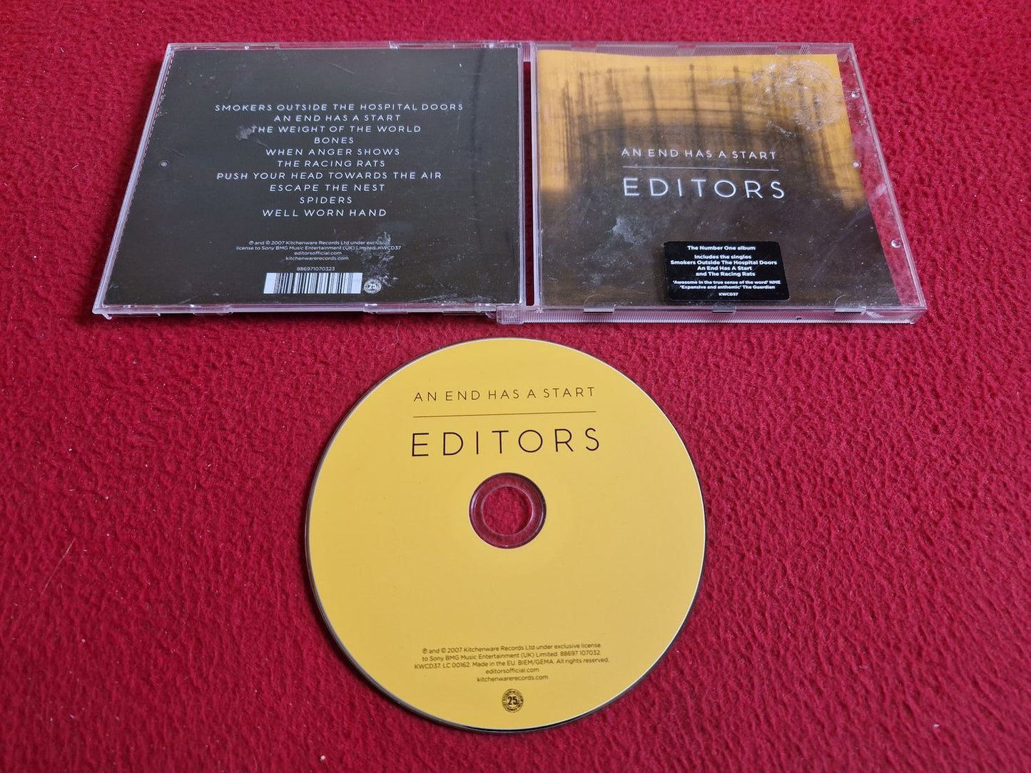 EDITORS AN END HAS A START CD