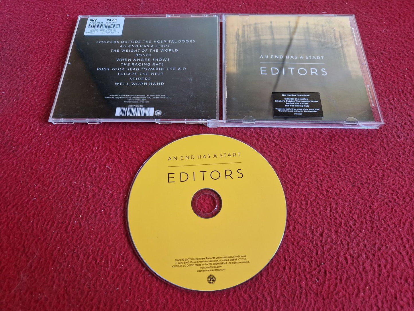EDITORS AN END HAS A START CD