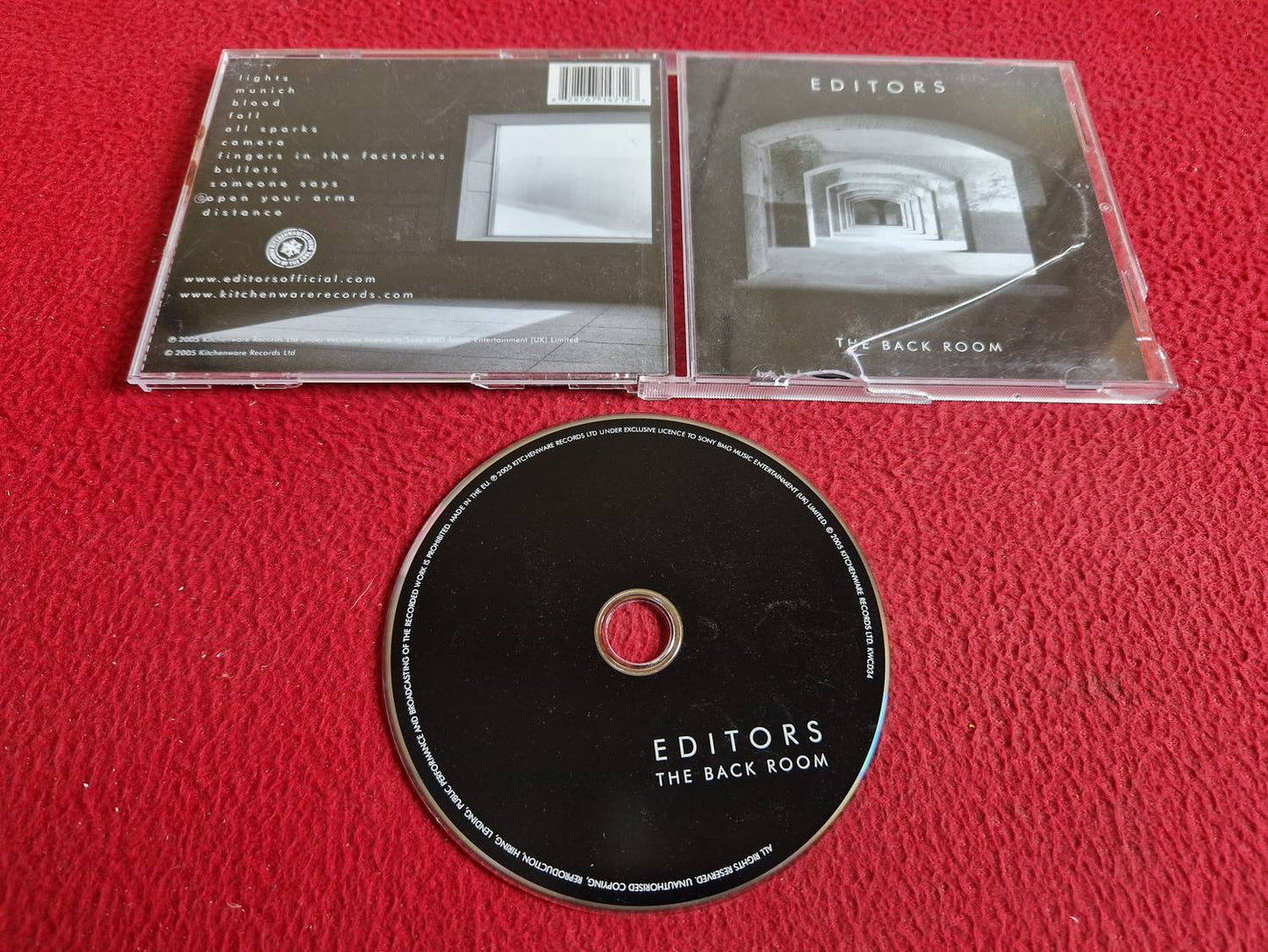 EDITORS THE BACK ROOM CD