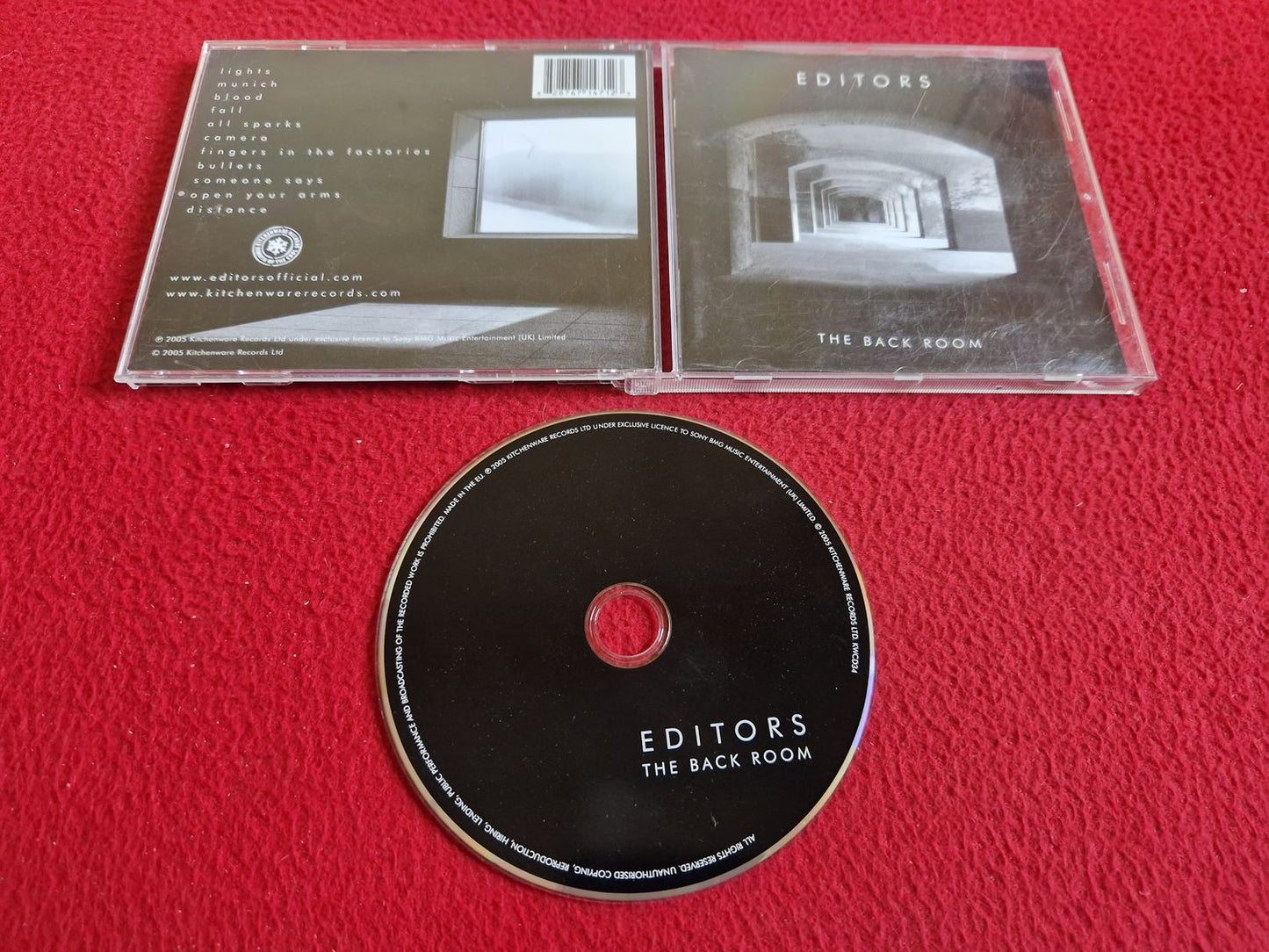 EDITORS THE BACK ROOM CD