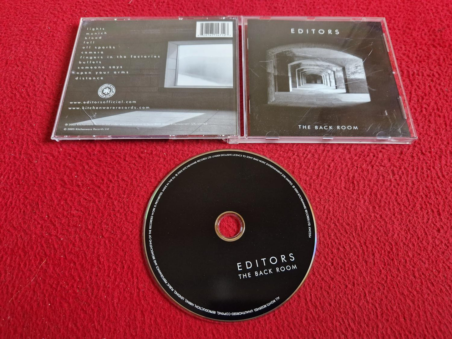 EDITORS THE BACK ROOM CD