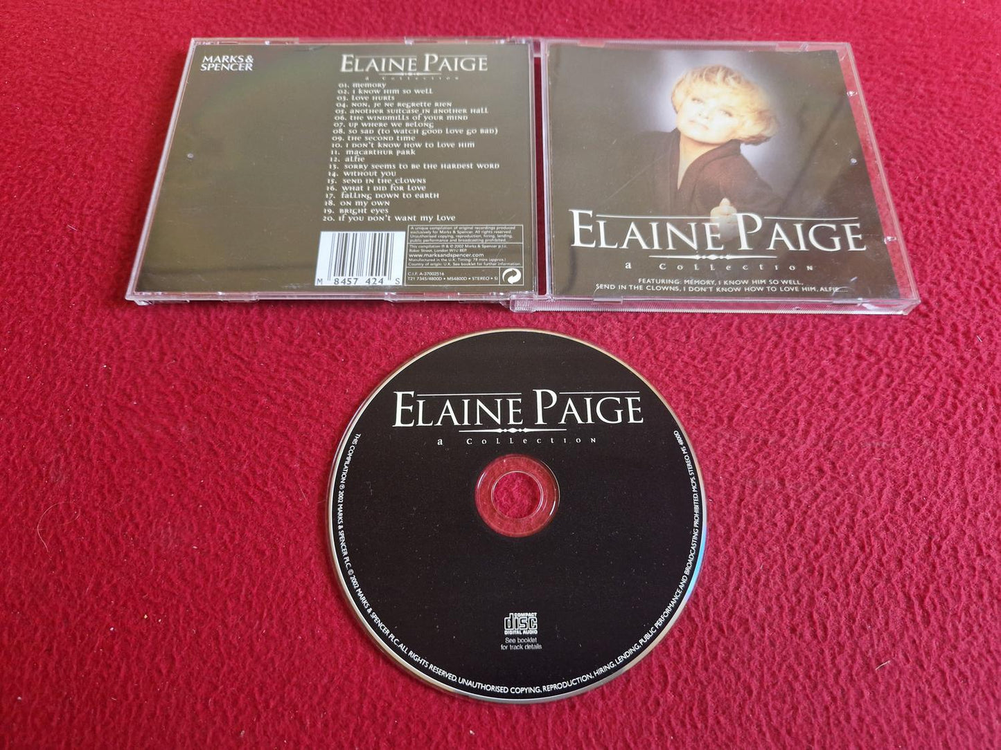 ELAINE PAIGE A COLLECTION CD