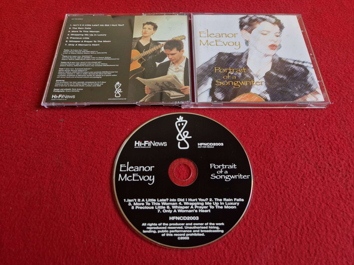 ELEANOR MCEVOY PORTRAIT OF A SONGWRITER CD