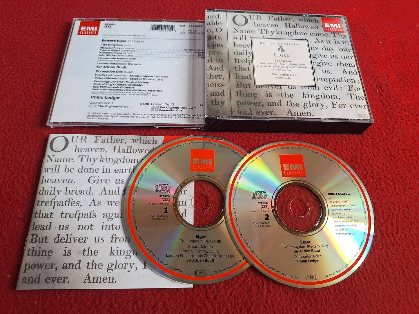 ELGAR - THE KINGDOM PRICE / MINTON / YOUNG / SHIRLWY-QUIRK mfl CD BOX