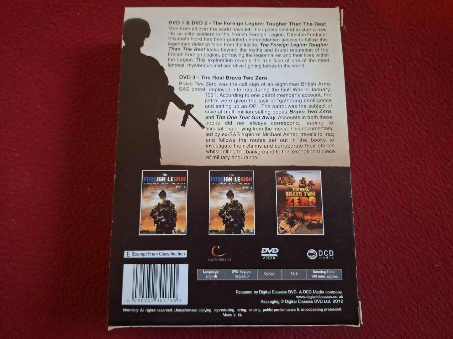 ELITE SOLDIERS BOX DVD