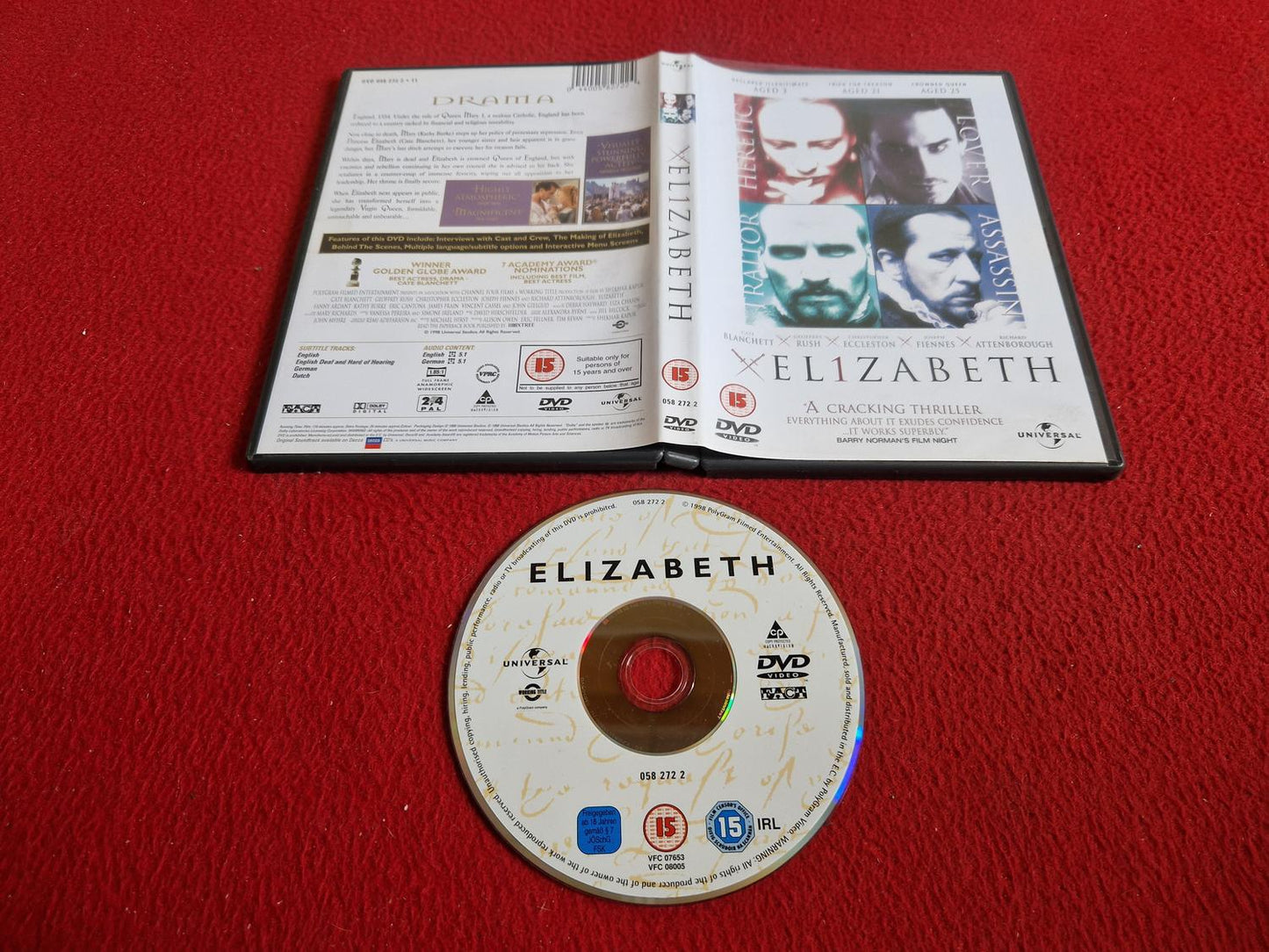 ELIZABETH DVD