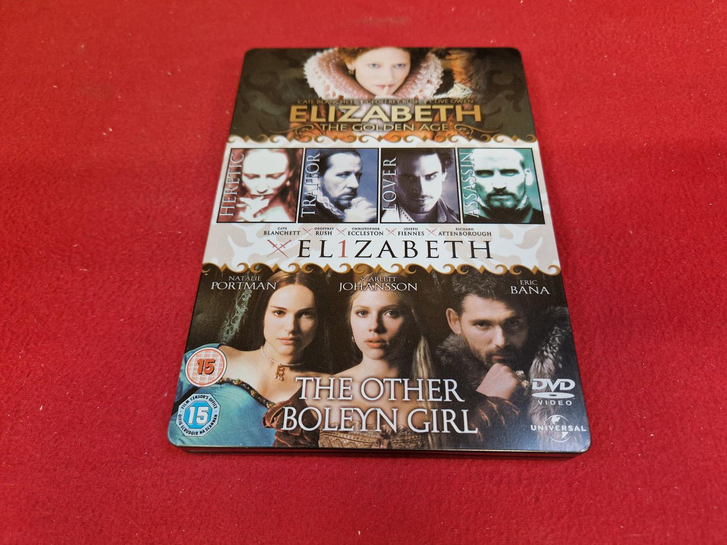 ELIZABETH / ELIZABETH THE GOLDEN AGE / THE OTHER BOLEYN GIRL BOX till DVD