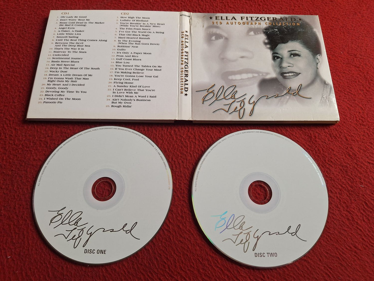 ELLA FITZGERALD 2 CD AUTOGRAPH COLLECTION