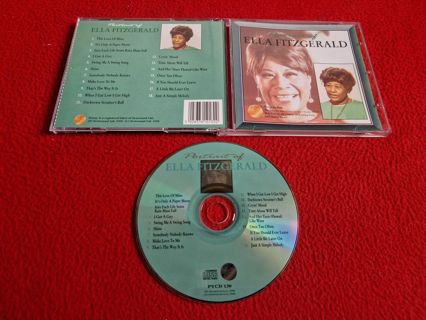ELLA FITZGERALD PORTRAIT OF CD