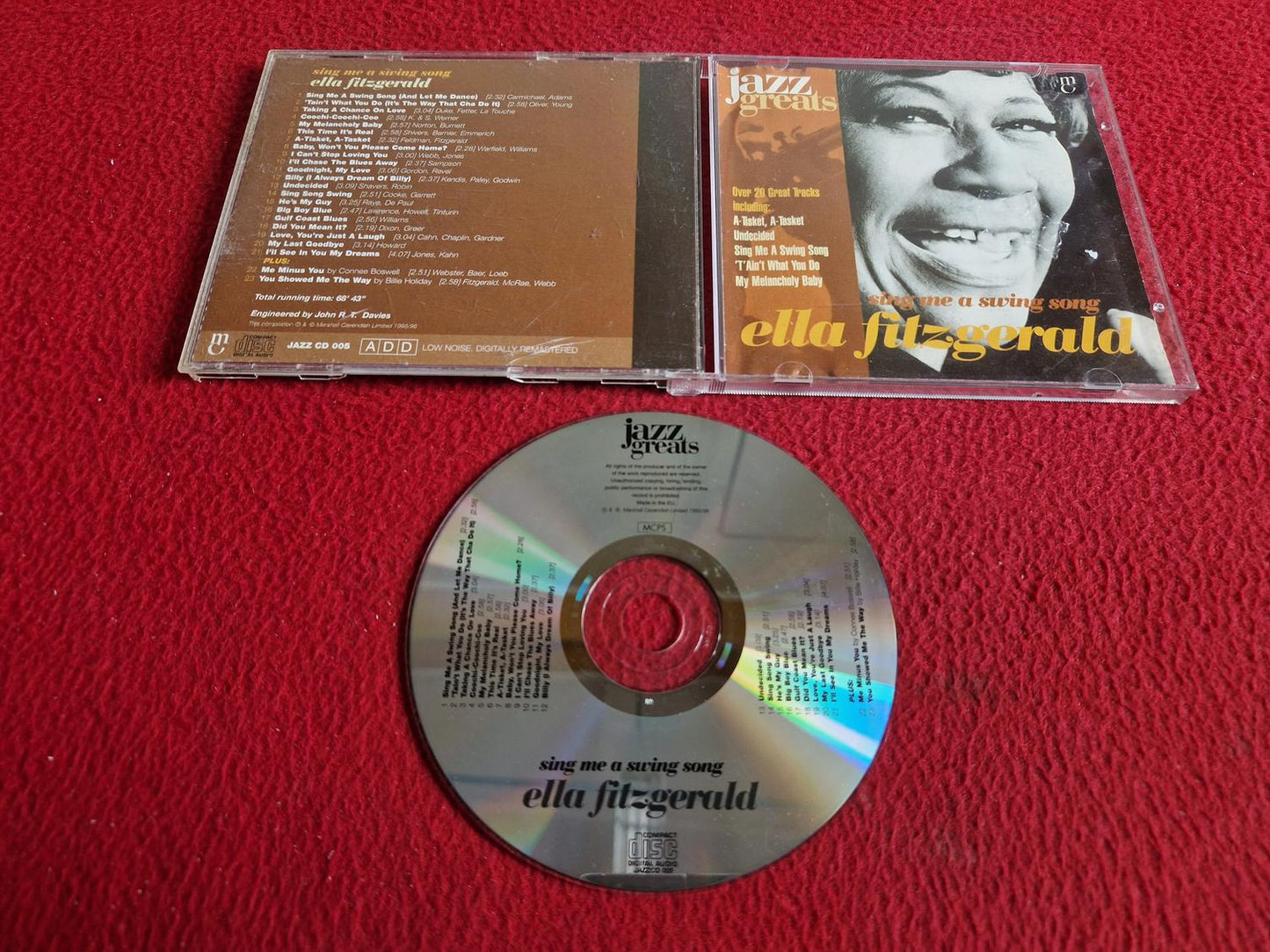 ELLA FITZGERALD SING ME A SWING SONG CD