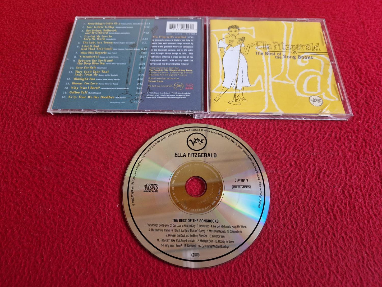 ELLA FITZGERALD THE BEST OF THE SONGBOOKS CD
