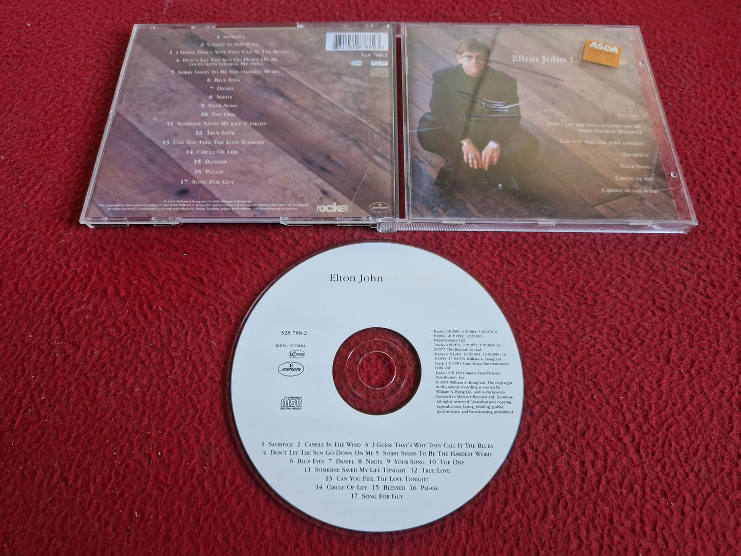 ELTON JOHN LOVE SONGS CD