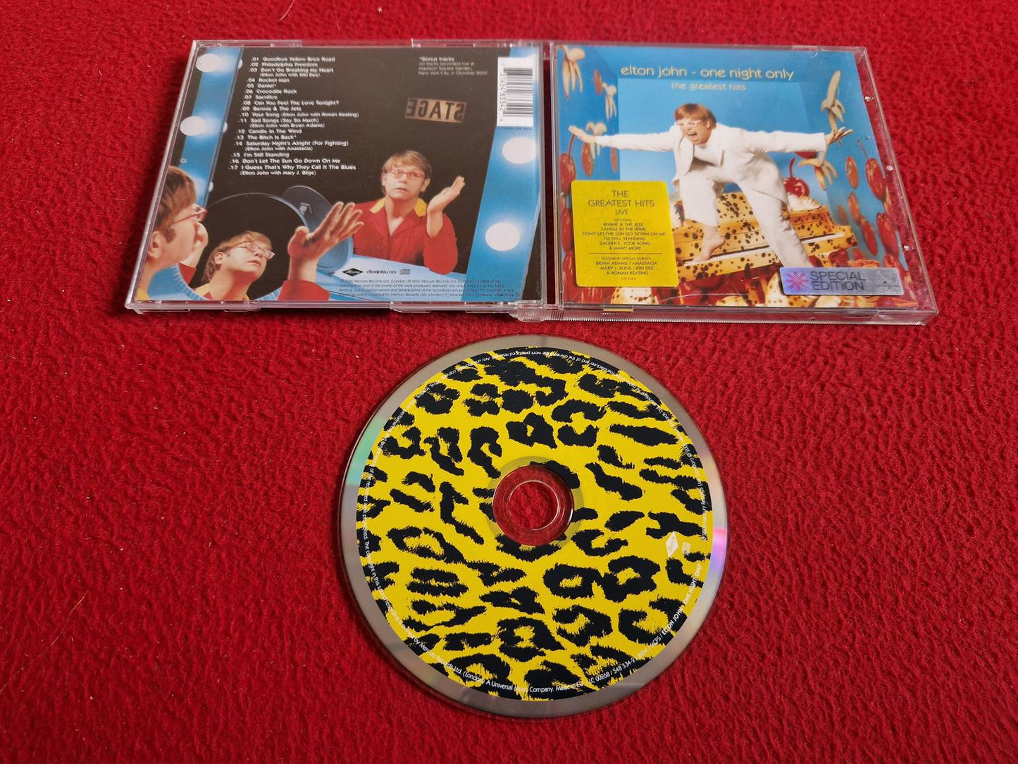 ELTON JOHN ONE NIGHT ONLY THE GREATEST HITS CD