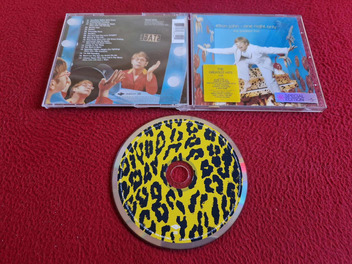ELTON JOHN ONE NIGHT ONLY THE GREATEST HITS SPECIAL EDITION CD