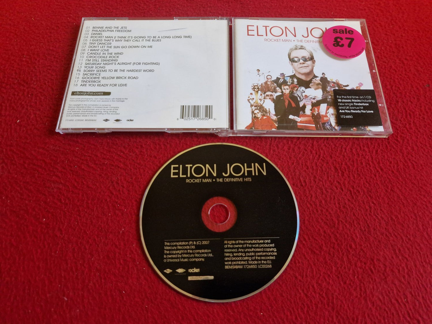 ELTON JOHN ROCKET MAN THE DEFINITIVE HITS CD