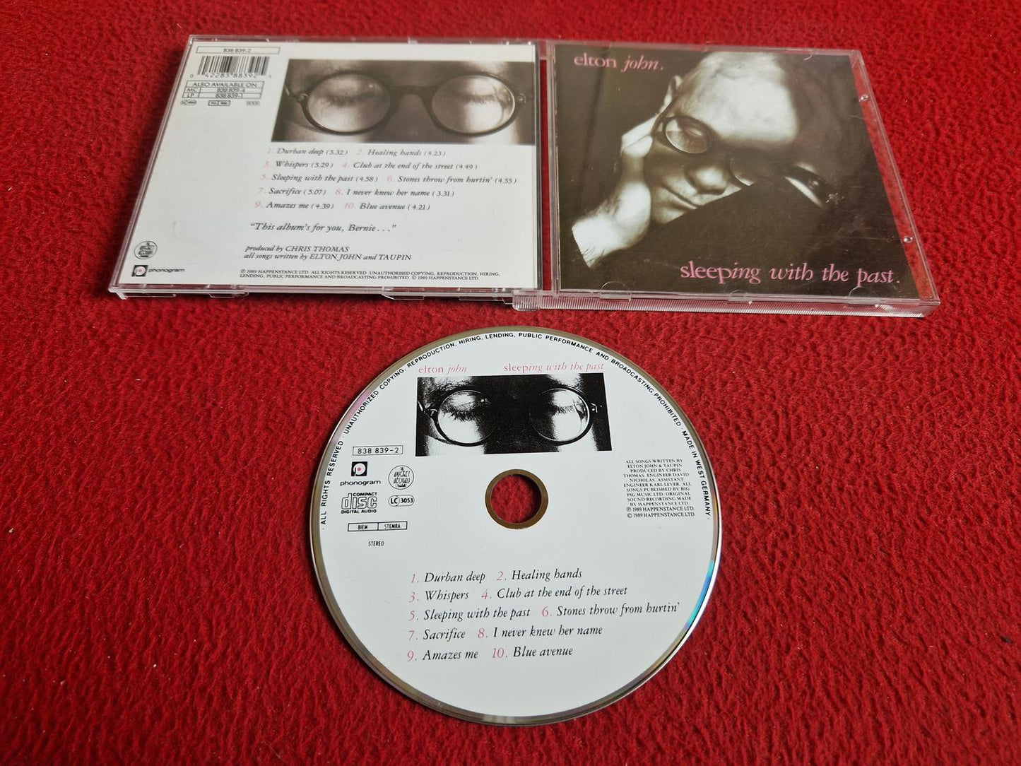 ELTON JOHN SLEEPING WITH THE PAST CD