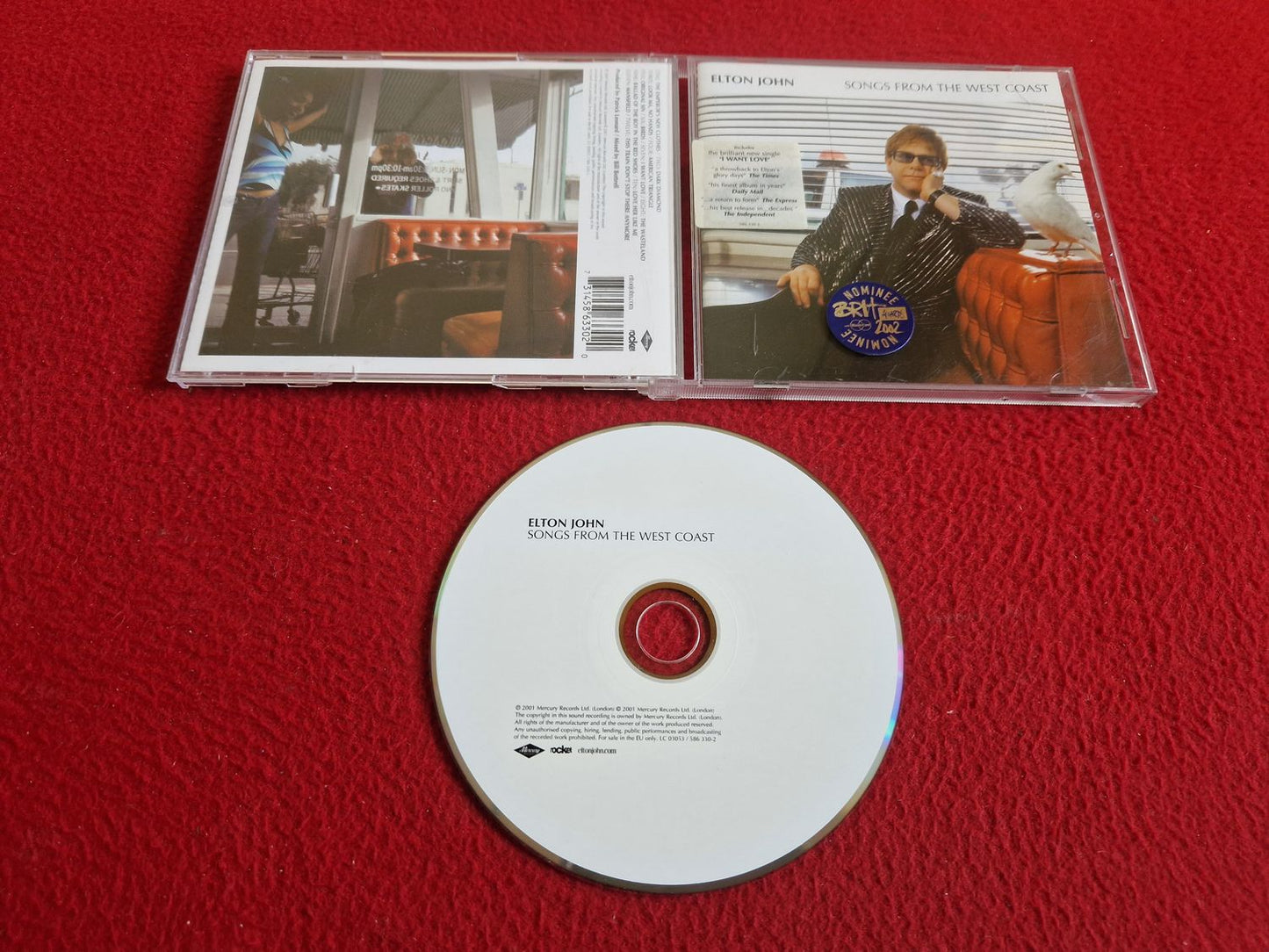 ELTON JOHN SONGS FROM THE WEST COAST CD