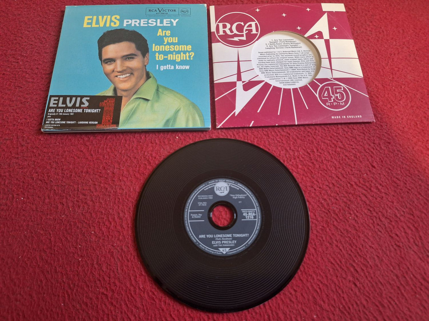ELVIS PRESLEY ARE YOU LONESOME TO-NIGHT? CD