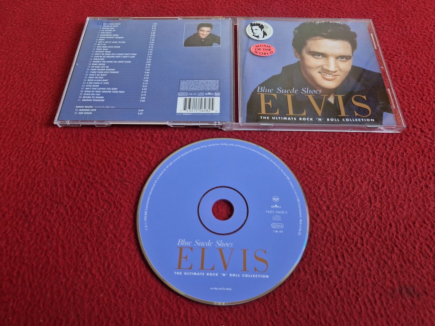 ELVIS PRESLEY BLUE SUEDE SHOES THE ULTIMATE ROCK 'N' ROLL COLLECTION CD